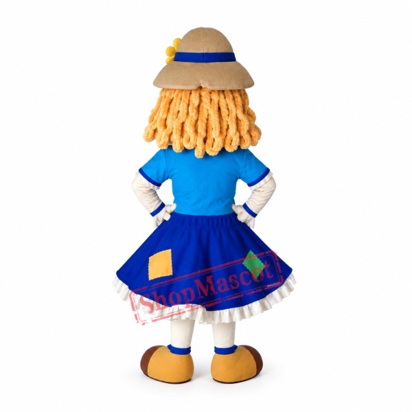 Female Scarecrow Mascot Costume