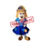 Female Scarecrow Mascot Costume