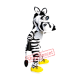 Big Eye Zebra Mascot Costume