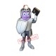 Church Knight Mascot Costume Church Knight Mascot Costume