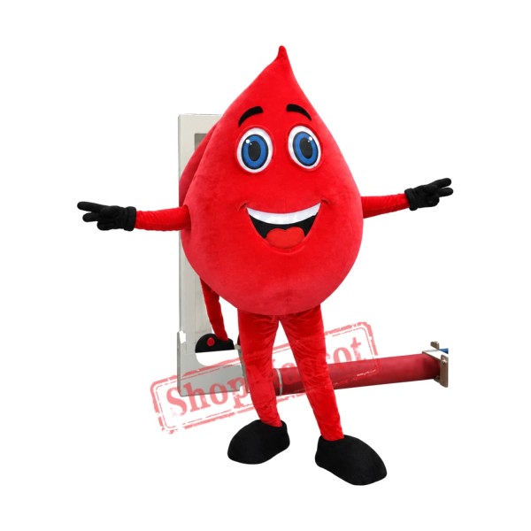 Cheap Blood Drop Mascot Costume Cheap Blood Drop Mascot Costume