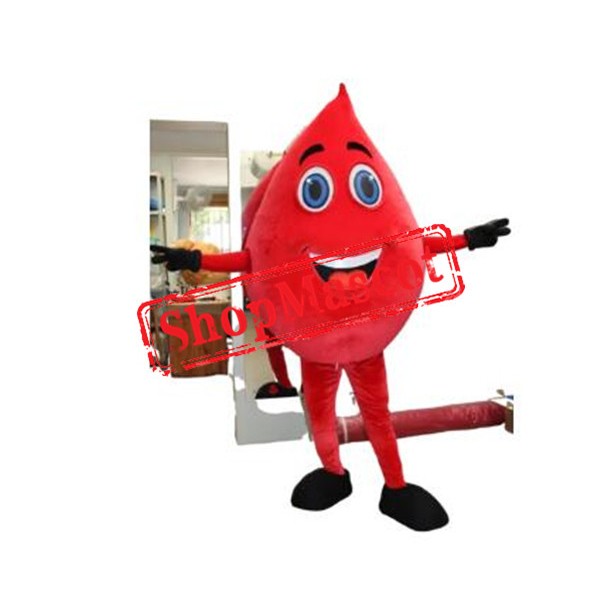 Cheap Blood Drop Mascot Costume