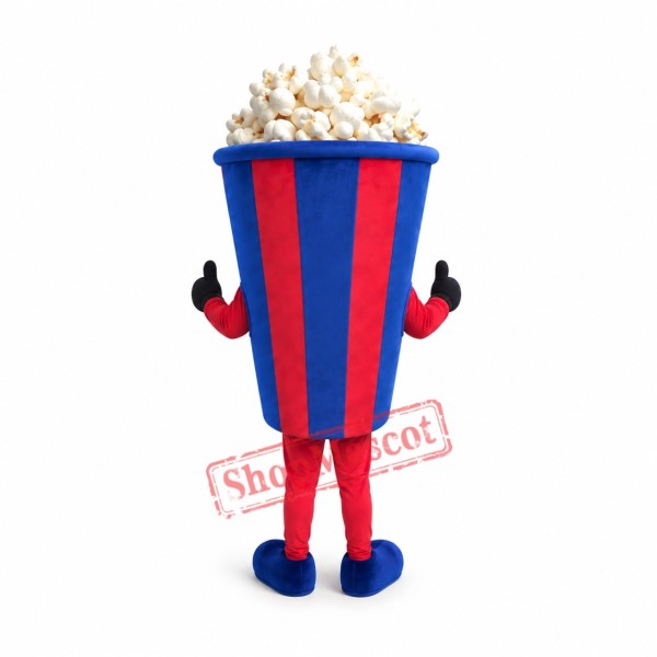 Happy Popcorn Mascot Costume Happy Popcorn Mascot Costume