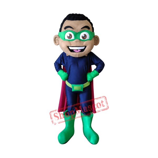 High Quality Super Boy Mascot Costume