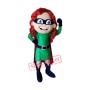 High Quality Super Girl Mascot Costume