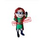 High Quality Super Girl Mascot Costume