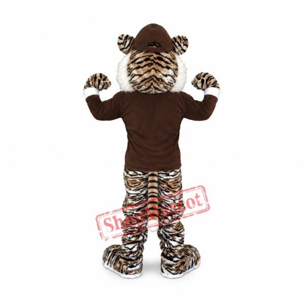 Fierce Deluxe Tiger Mascot Costume
