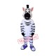 Kind Zebra Mascot Costume Kind Zebra Mascot Costume