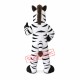 Power Muscular Zebra Mascot Costume Power Muscular Zebra Mascot Costume