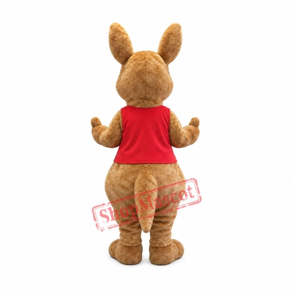 Happy Deluxe Kangaroo Mascot Costume Happy Deluxe Kangaroo Mascot Costume