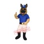 Professional Police Dog Mascot Costume