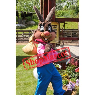 Super Cute Rabbit Mascot Costume Free Shipping