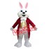 White Easter Bunny Rabbit Mascot Costume