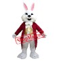 White Easter Bunny Rabbit Mascot Costume