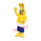 Super Cute Yellow Rabbit Mascot Costume
