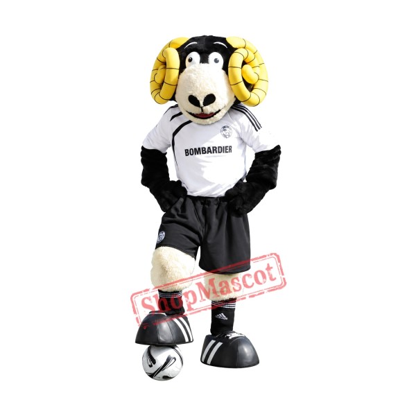 Friendly Sport Ram Mascot Costume Friendly Sport Ram Mascot Costume
