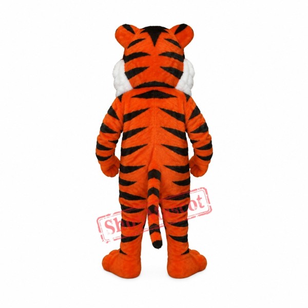 Smiling Tiger Mascot Costume Smiling Tiger Mascot Costume