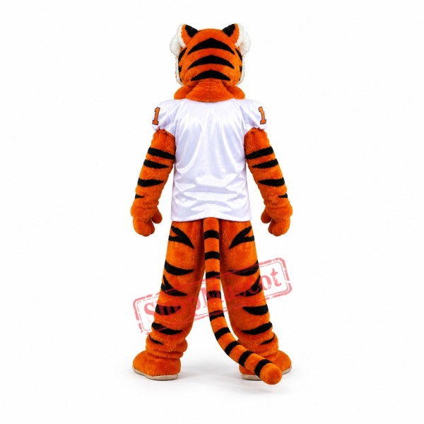 Realistic Sport Tiger Mascot Costume Realistic Sport Tiger Mascot Costume