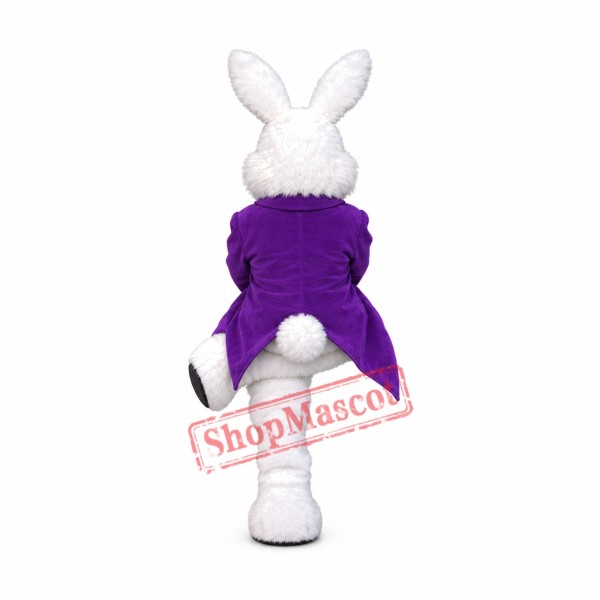 Wendell Rabbit Bunny Mascot Costume Wendell Rabbit Bunny Mascot Costume