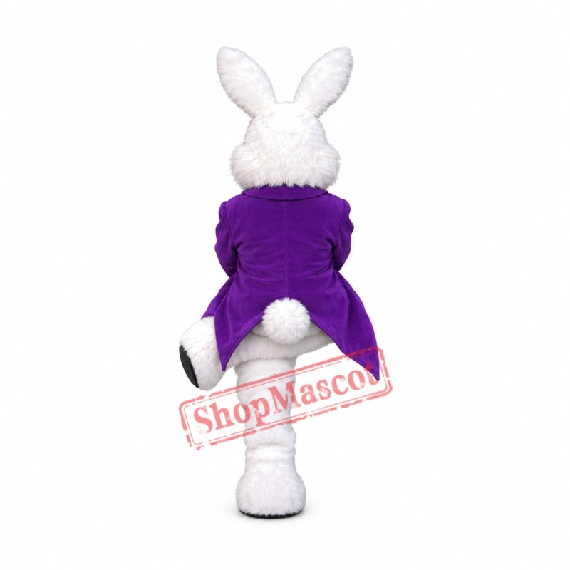 Wendell Rabbit Bunny Mascot Costume Wendell Rabbit Bunny Mascot Costume