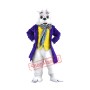 Purple Wendell Rabbit Mascot Costume