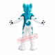 Blue & White Husky Dog Mascot Costume Blue & White Husky Dog Mascot Costume