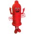 Red Condom Mascot Costume