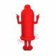 Red Condom Mascot Costume Red Condom Mascot Costume