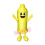Yellow Condom Mascot Costume