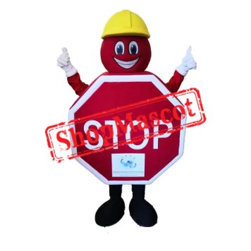 Stop Sign Mascot Costume