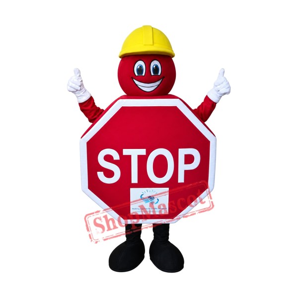 Stop Sign Mascot Costume