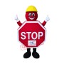 Stop Sign Mascot Costume