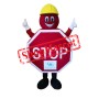 Stop Sign Mascot Costume
