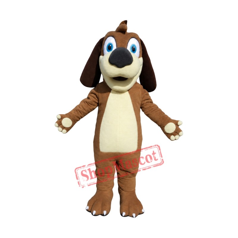 Brown Puppy Dog Mascot Costume Brown Puppy Dog Mascot Costume