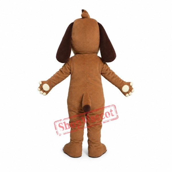 Brown Puppy Dog Mascot Costume Brown Puppy Dog Mascot Costume