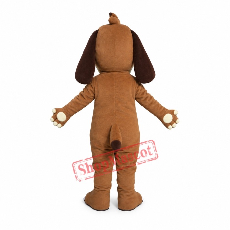 Brown Puppy Dog Mascot Costume Brown Puppy Dog Mascot Costume