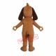 Brown Puppy Dog Mascot Costume Brown Puppy Dog Mascot Costume