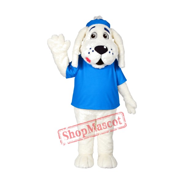 White Puppies Dog Mascot Costume