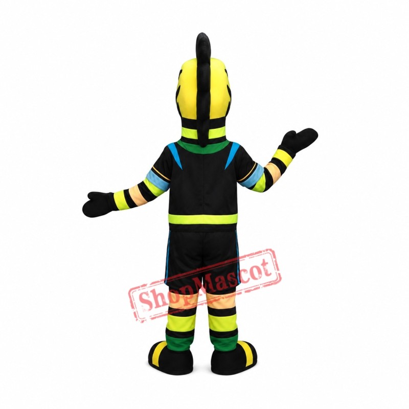 Colorful Zebra Mascot Costume Colorful Zebra Mascot Costume