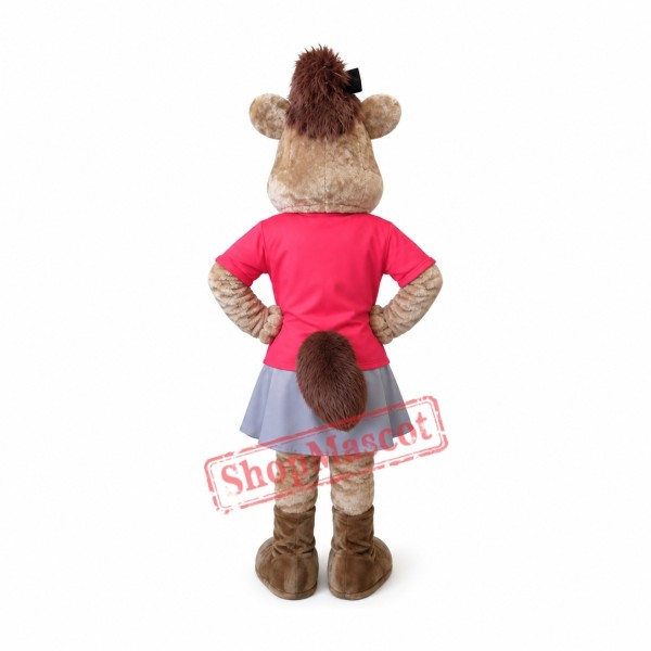 Squirrel Girl Mascot Costume Squirrel Girl Mascot Costume