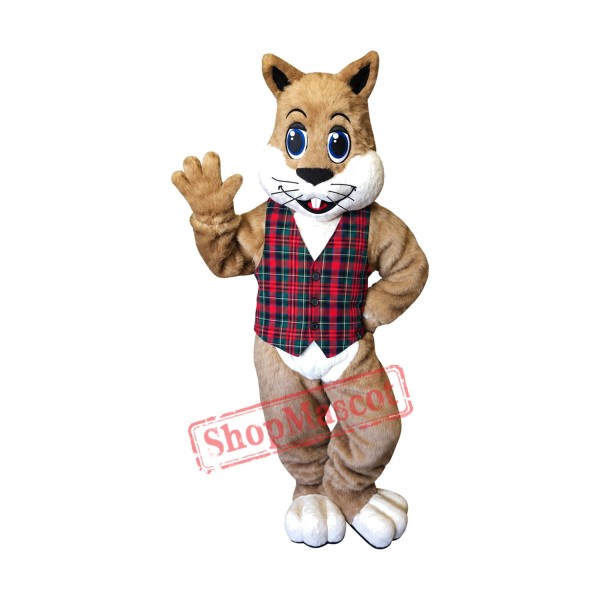 Happy Animal Squirrel Mascot Costume Happy Animal Squirrel Mascot Costume