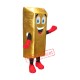 Gold Bar Mascot Costume Gold Bar Mascot Costume