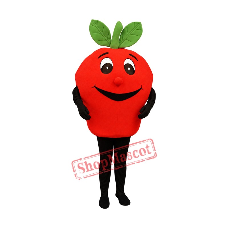 Cute Red Apple Mascot Costume Cute Red Apple Mascot Costume