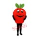 Cute Red Apple Mascot Costume Cute Red Apple Mascot Costume