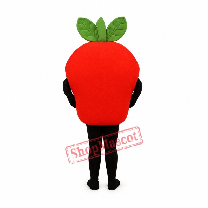 Cute Red Apple Mascot Costume Cute Red Apple Mascot Costume