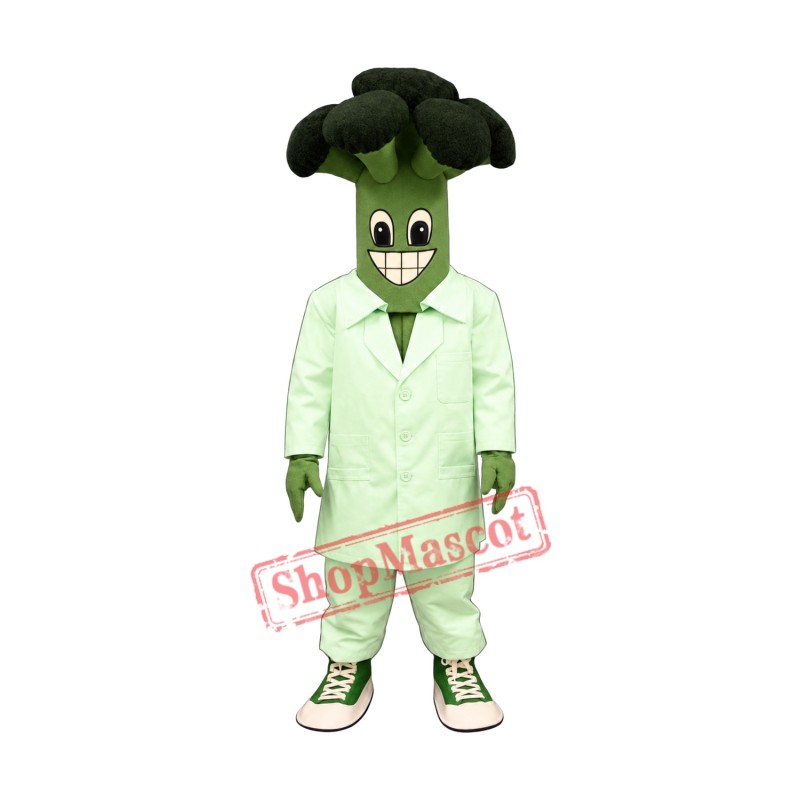 Yummy Broccoli Mascot Costume Yummy Broccoli Mascot Costume