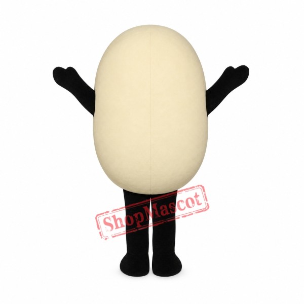 Boiled Egg Mascot Costume Boiled Egg Mascot Costume