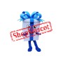White Gift Mascot Costume