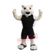 Sport White Squirrel Mascot Costume