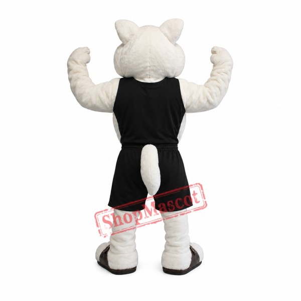 Sport White Squirrel Mascot Costume